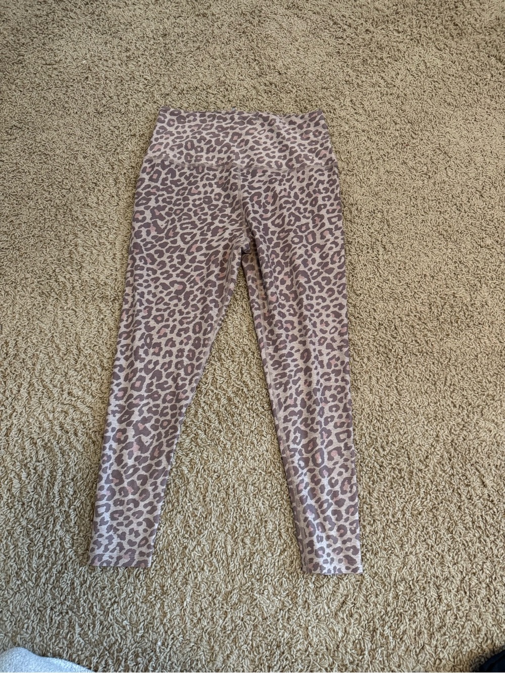 Beyond Yoga Animal Leopard Print  Leggings High rise Size xl